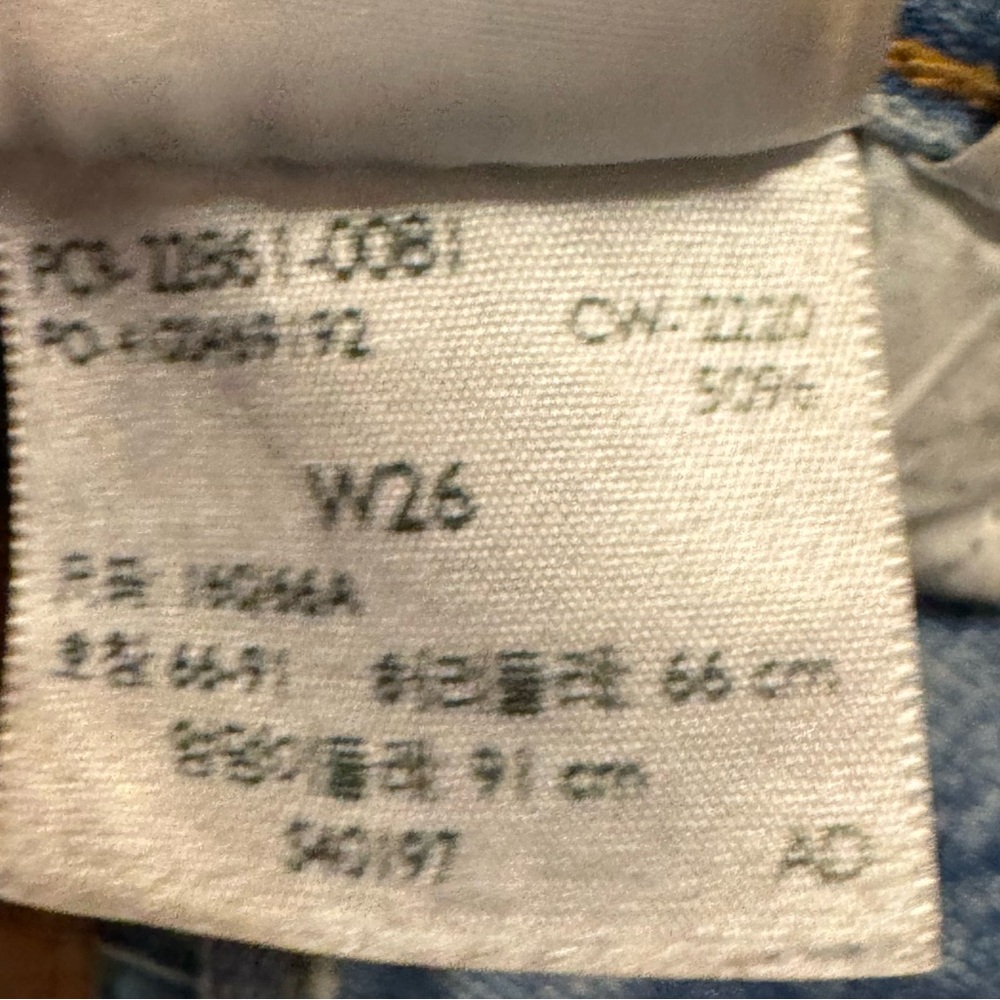 Levi’s Wedgie Icon Jeans in Athens Hera Size 26 - Picture 11 of 13